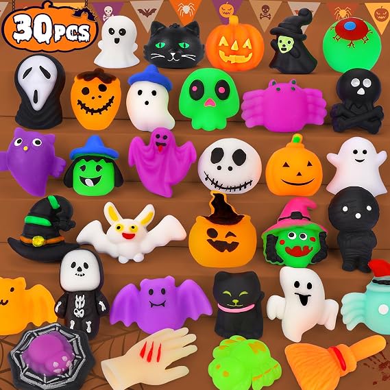 Spooky Halloween Squishy Toys Party Favors Bulk