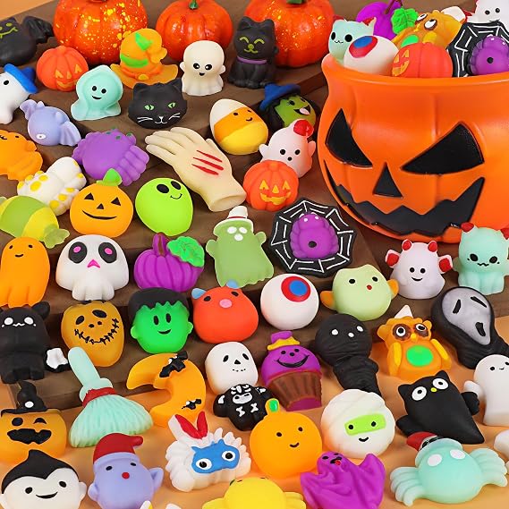 Spooky Halloween Squishy Toys Party Favors Bulk