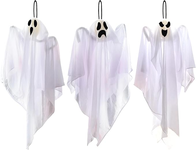 2-Pack Halloween Hanging Ghost Outdoor