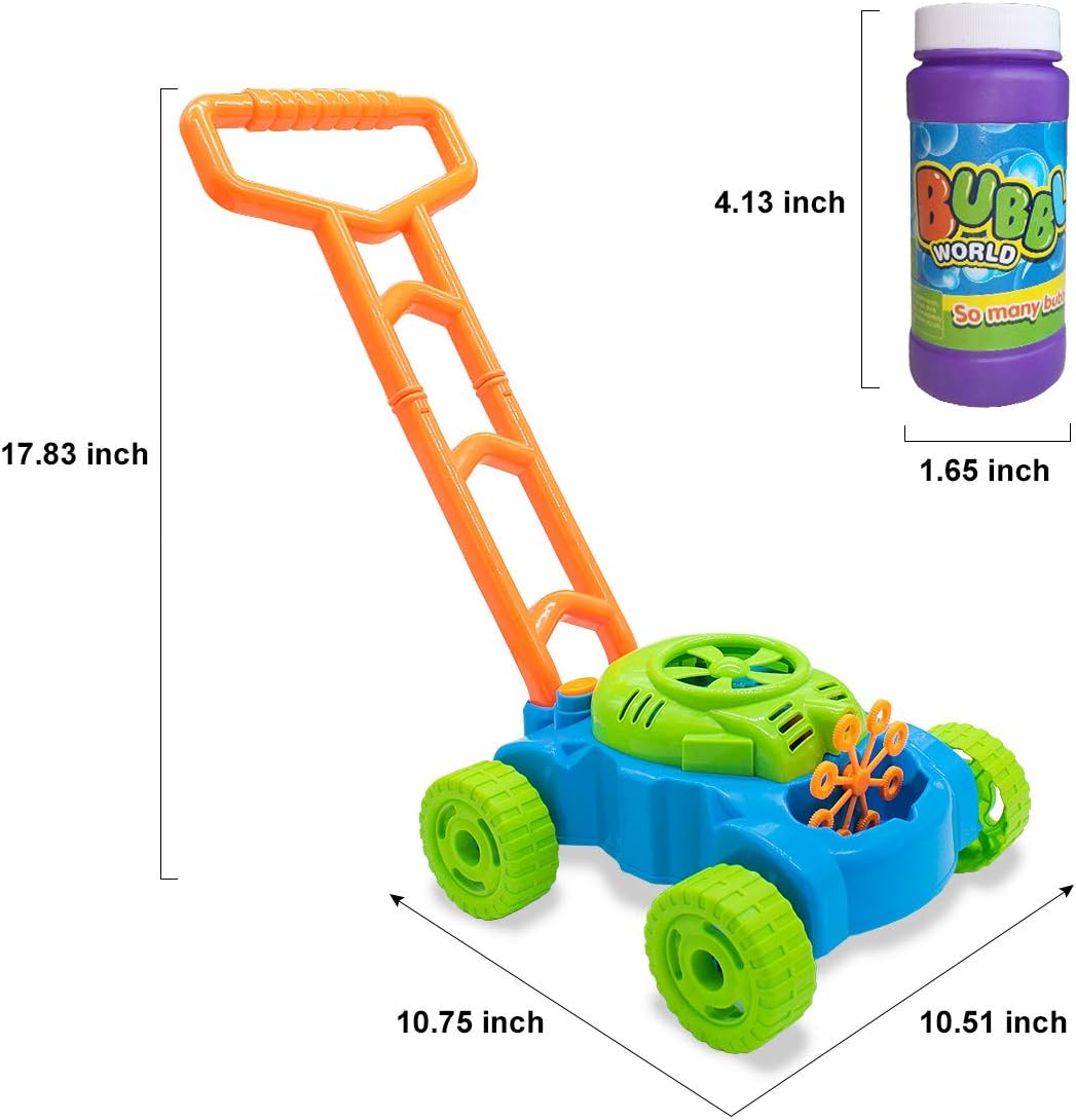 Playful Bubble Lawn Mower Toddler Outdoor Toy