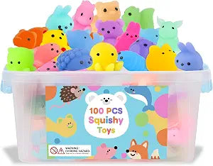 Satisfying 100-Piece Squishy Fidget Toys Mini Sensory