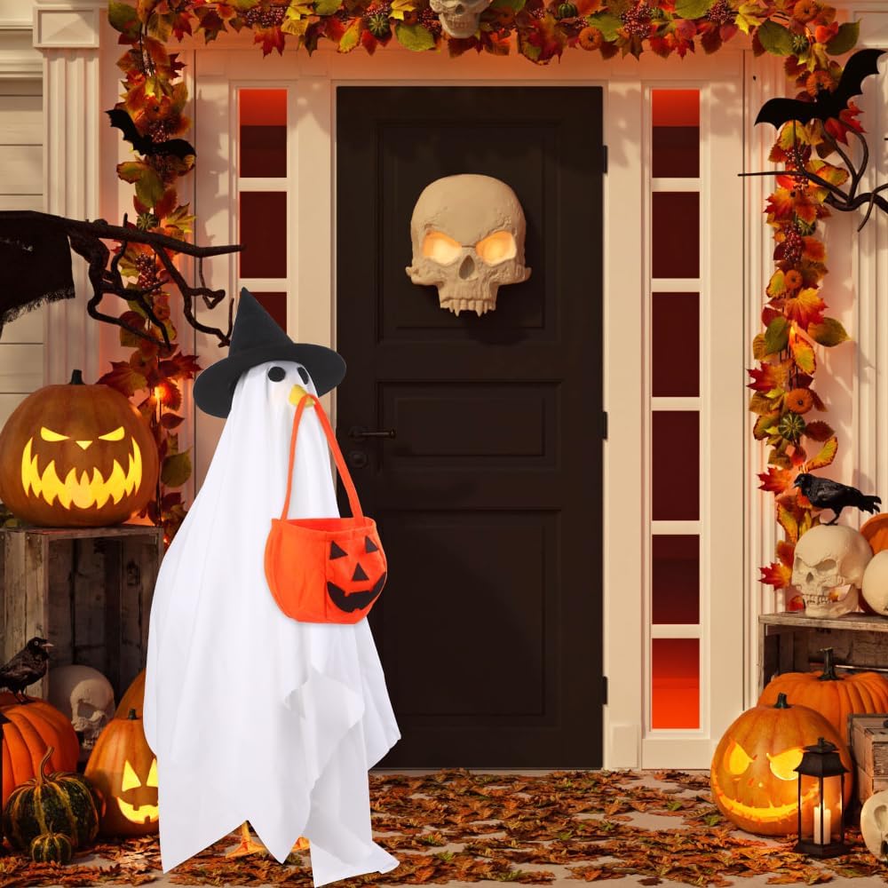Halloween Goose Outfit Witch Cape Hat Decor
