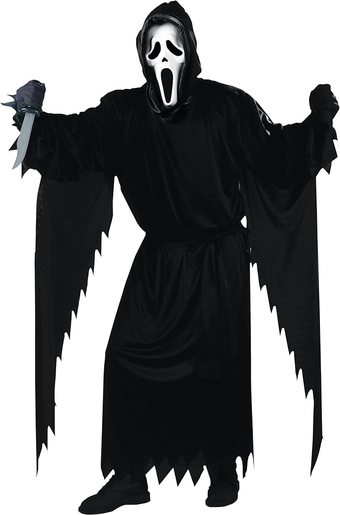 Adult Ghost Costume Black Robe Halloween