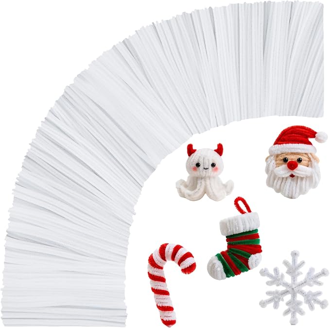 200-Piece Pipe Cleaners Purple Chenille