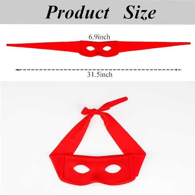 Spooky 4-Pack Halloween Eye Mask Set Cosplay