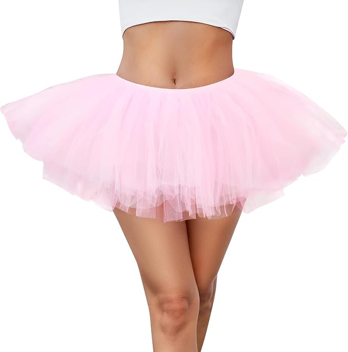 Premium 5-Layer Fluffy Tutu Skirt Costume