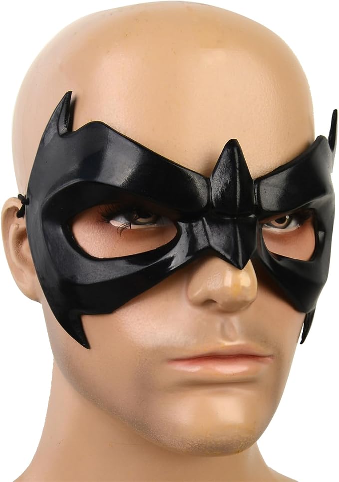 Masquerade Superhero Eye Mask Black Elegant