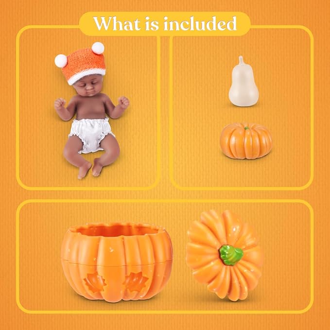 Mini Baby Doll Collectible Fall Themed Surprise