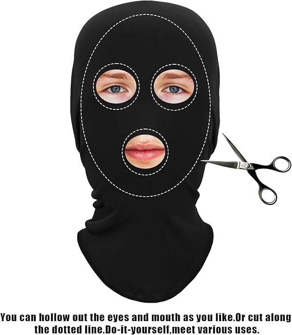 Spandex Full Face Mask 2-Piece Halloween Costume