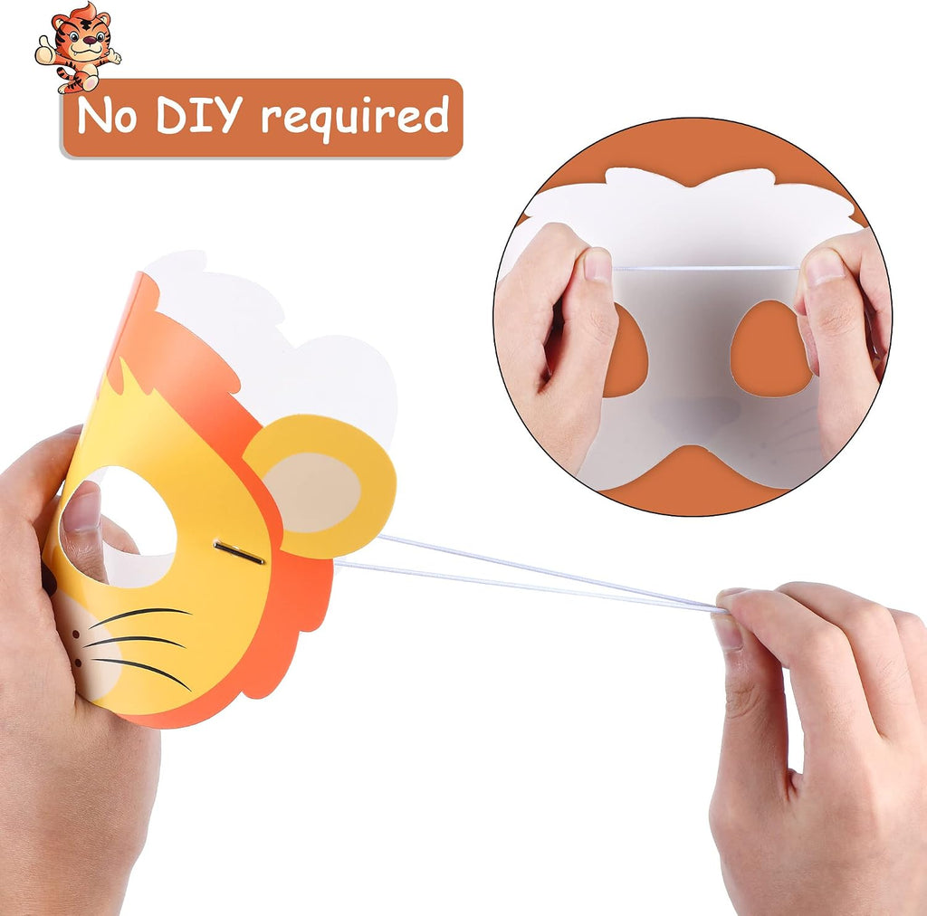 Playful Safari Animal Masks Kids Party Favors