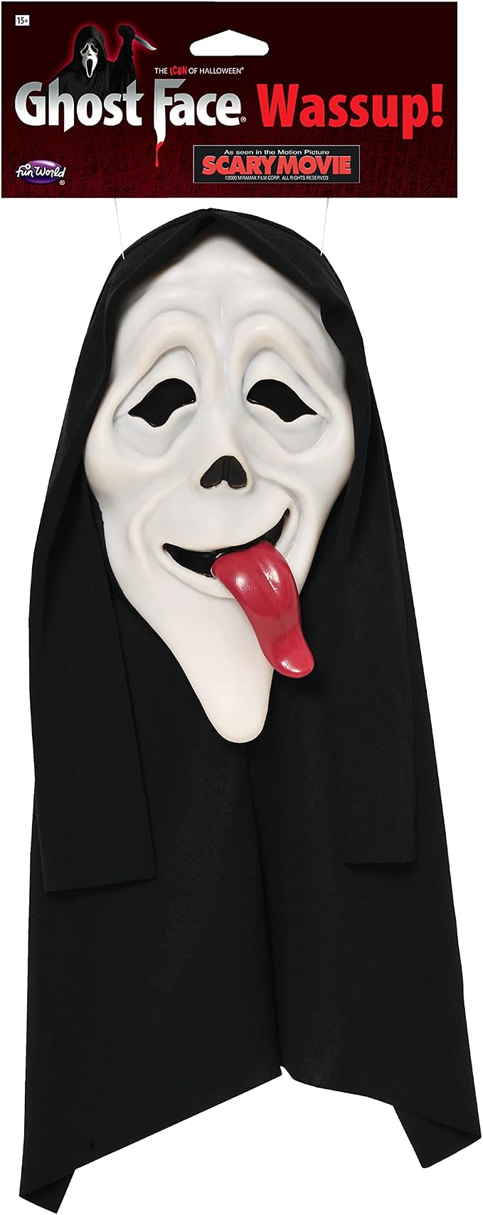Terrifying Scary Halloween Mask with Shroud Horror