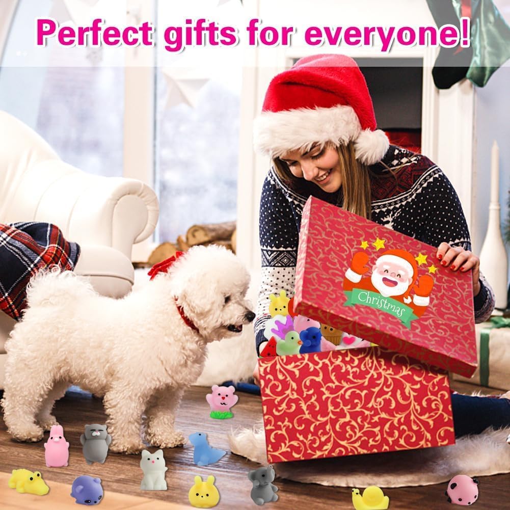 Massive 80-Piece Mochi Squishy Toys Bulk Set