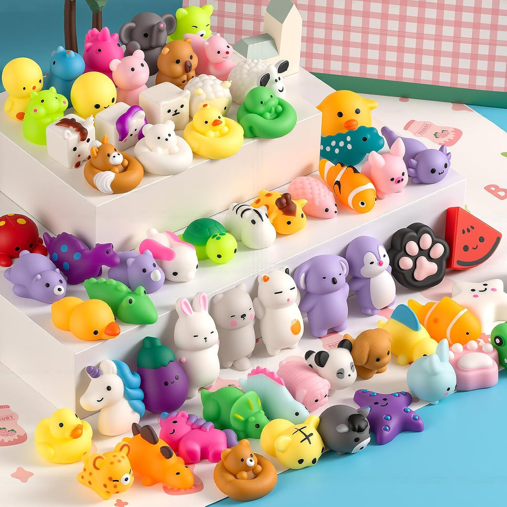 Soft 30-Pack Mochi Squishy Toys Mini Sensory