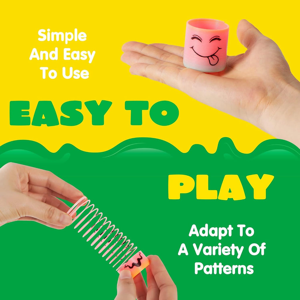 Bouncy 30-Pack Mini Spring Fidget Toys Favor
