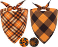 Halloween Dog Bandanas 2-Pack Reversible