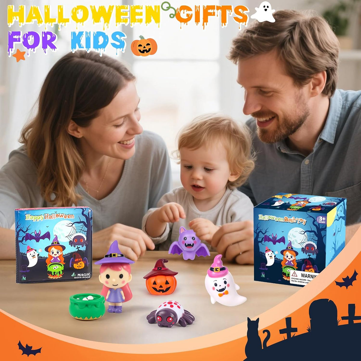 Glowing Floating Bath Toys LED Lights 7-Piece