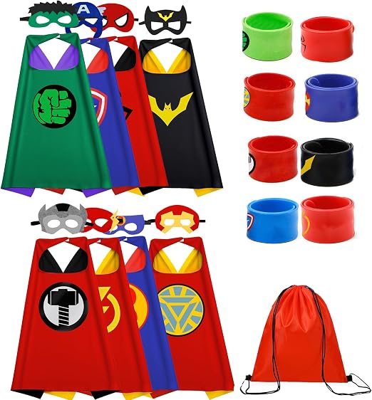 Empower Kids Superhero Cape Set Costume Wristbands