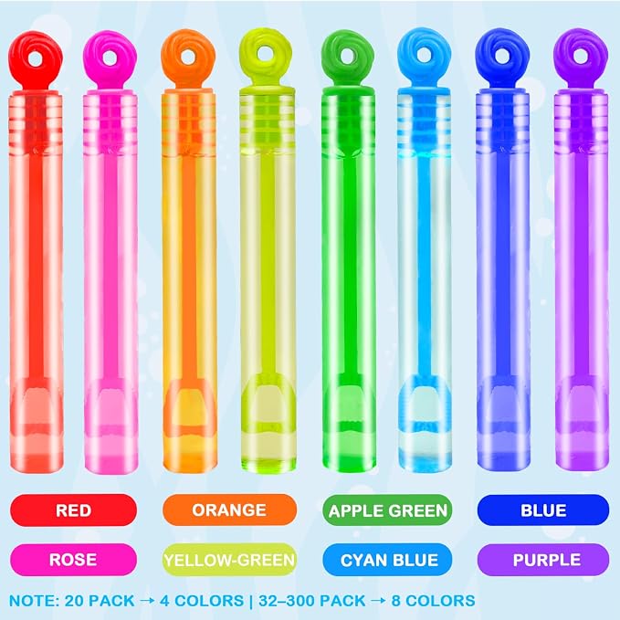 Premium Bubble Wands for Kids Party Favors Bulk