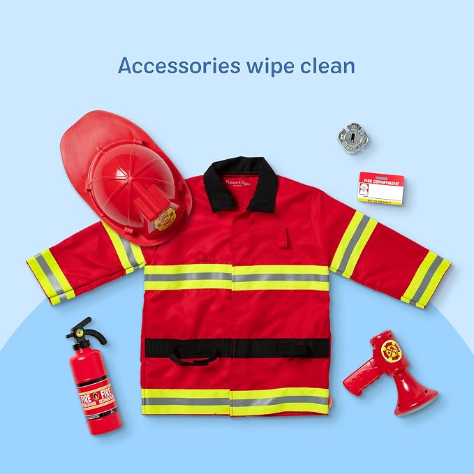 Firefighter Dress Up Set for Kids Role Play
