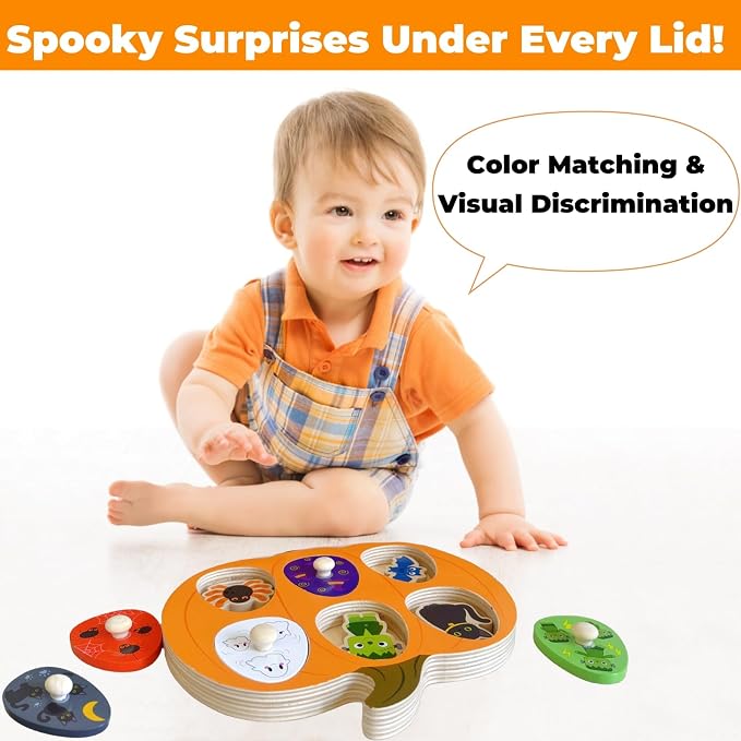 Wooden Peg Puzzle Toddlers Ages 1-3