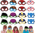 Kids 16-Pack Costume Masks Pretend Play Party