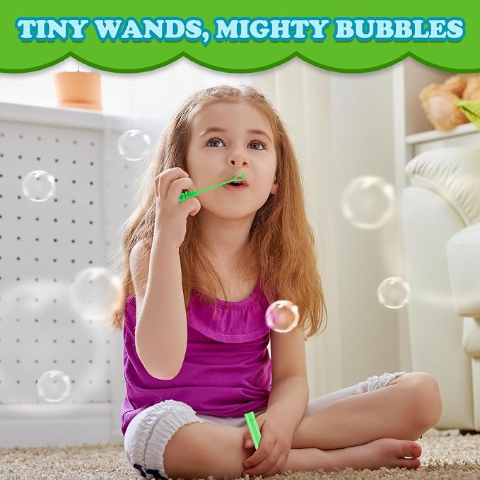 Premium Bubble Wands for Kids Party Favors Bulk