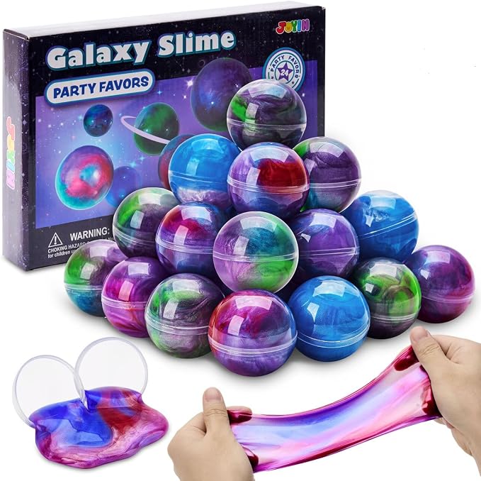 Cosmic 24-Pack Galaxy Slime Balls Party Favors