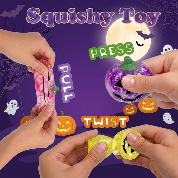 Spooky Halloween Stress Cube Party Favors Fidget