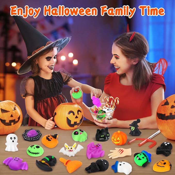 Spooky Halloween Squishy Toys Party Favors Bulk