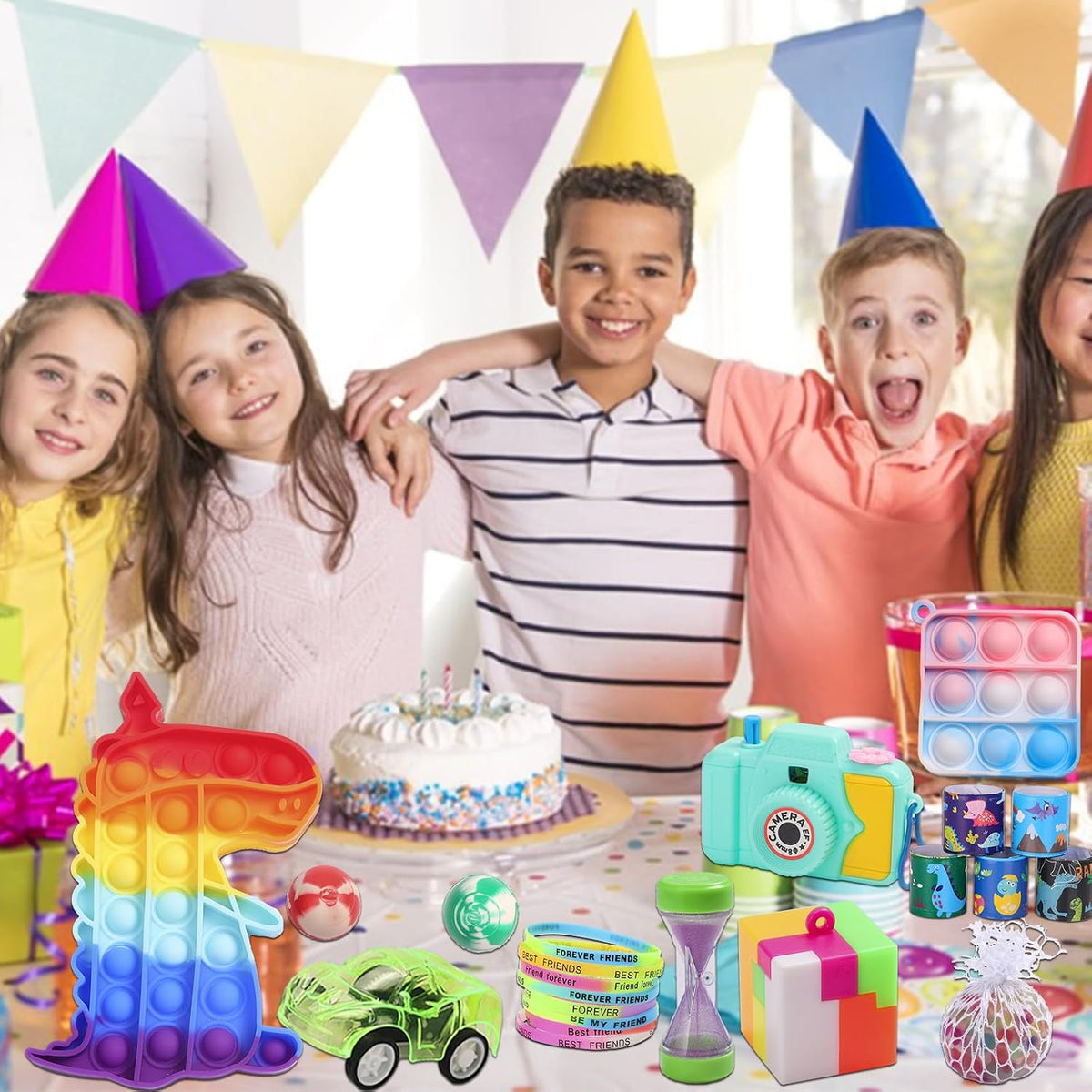 Massive 1000-Piece Bulk Fidget Toys Party Favors