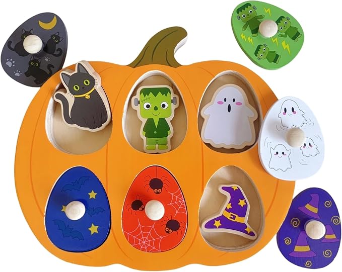 Wooden Peg Puzzle Toddlers Ages 1-3
