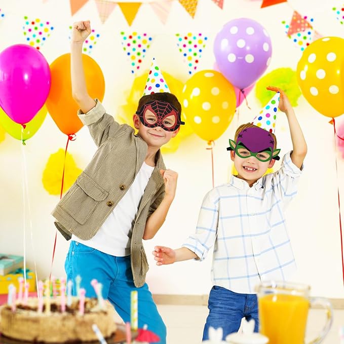 Kids 16-Pack Costume Masks Pretend Play Party