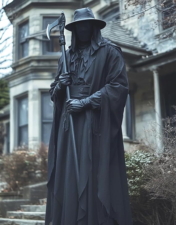 Spandex Full Face Mask 2-Piece Halloween Costume