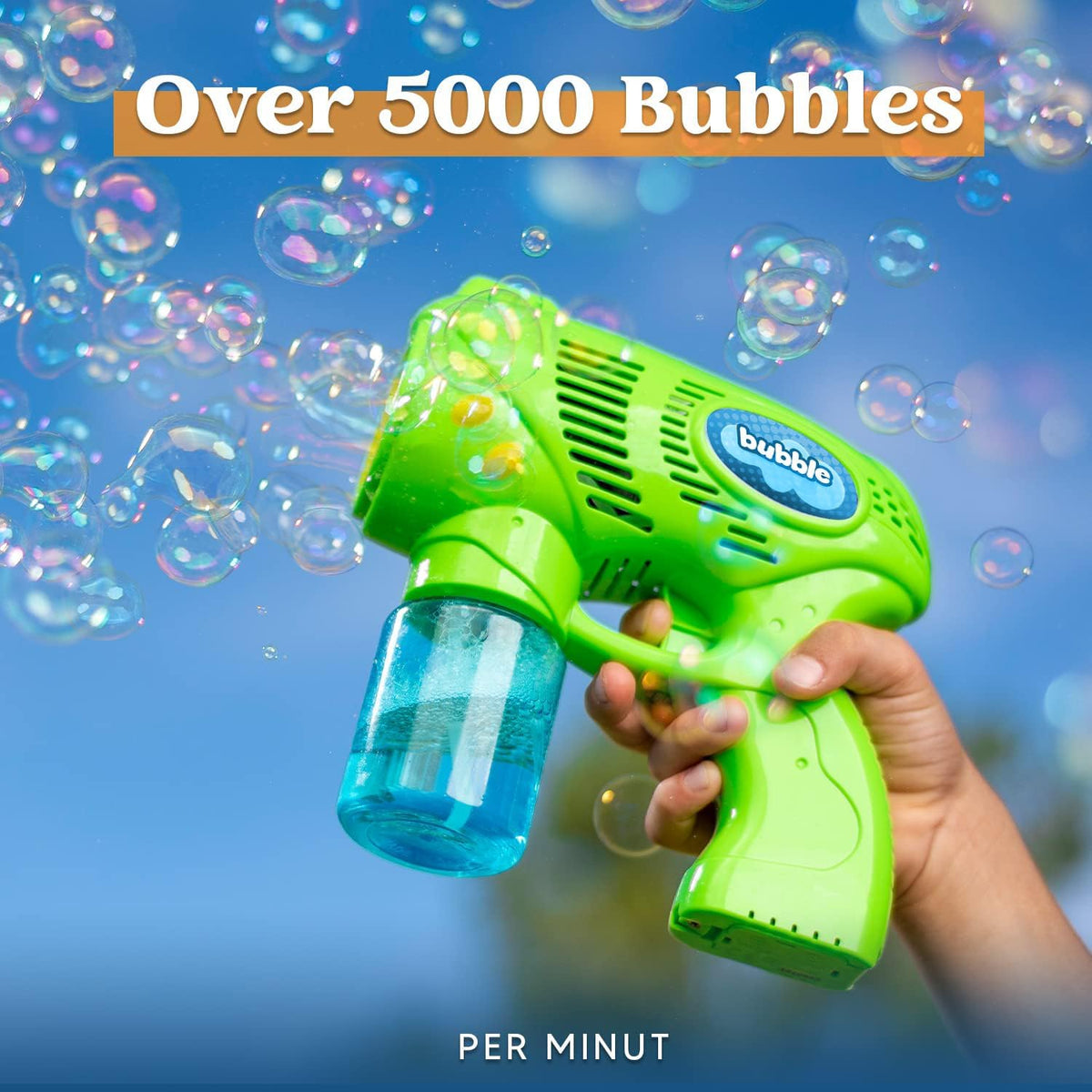Joyful Bubble Gun for Kids Automatic Bubble Machine