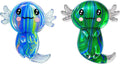 Collectible Axolotl Squishy Toy 2-Pack Glitter