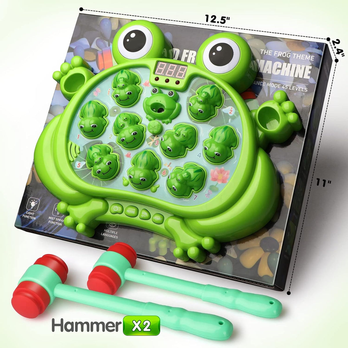 Interactive Toddler Learning Toy Frog Game Sound