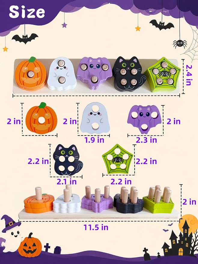 Halloween Montessori Toys Toddlers