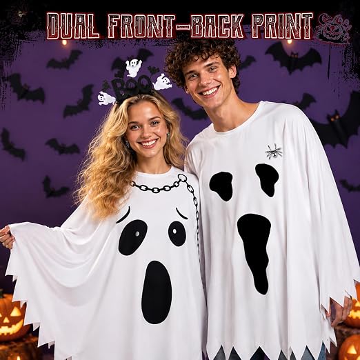 Festive Halloween Costume Set Women Pumpkin