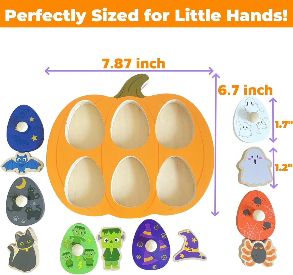 Wooden Peg Puzzle Toddlers Ages 1-3