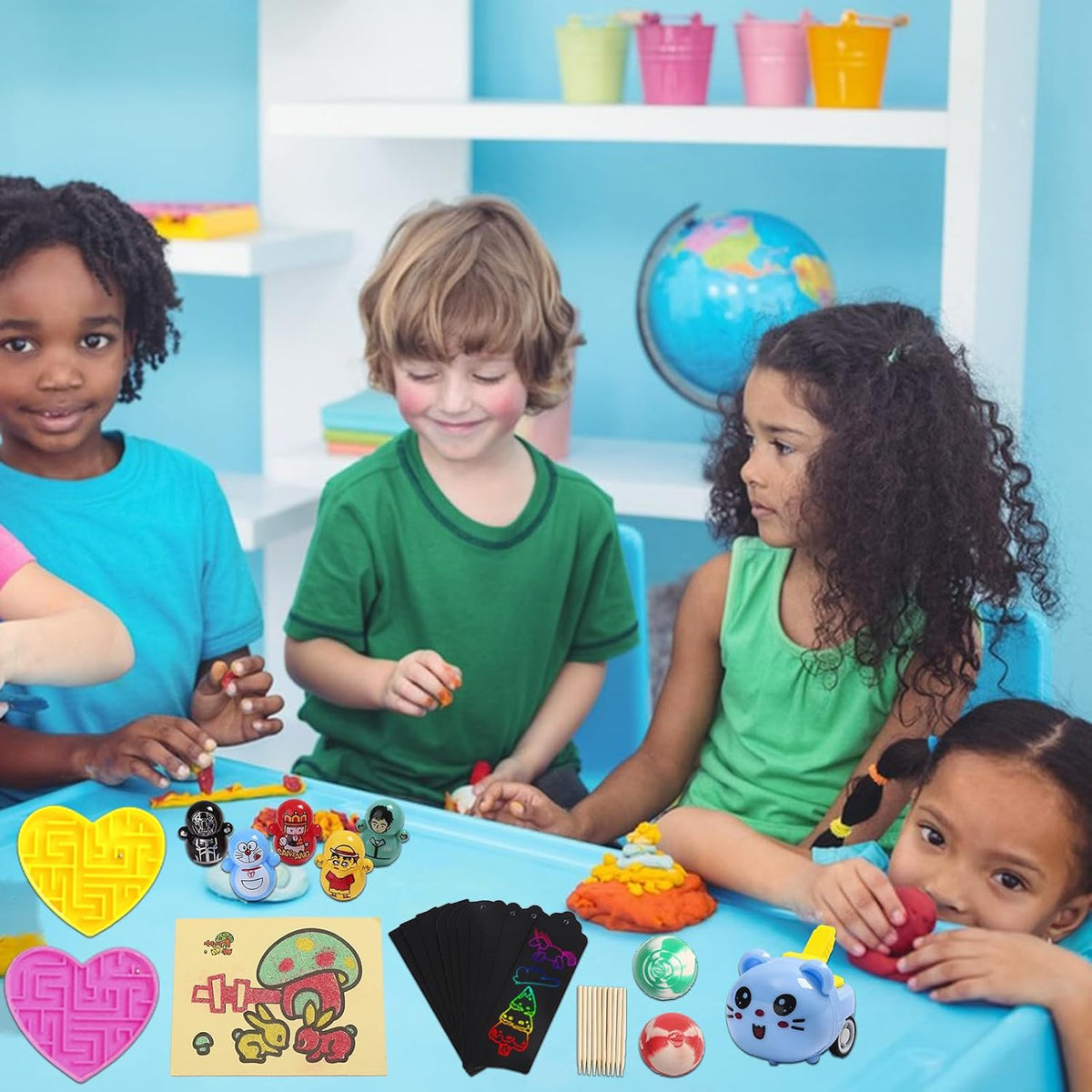 Massive 1000-Piece Bulk Fidget Toys Party Favors