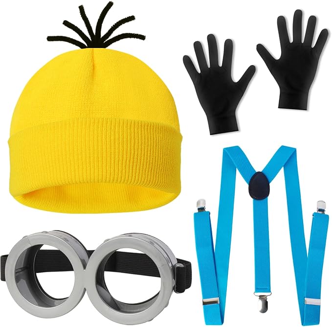 4-Piece Adult Halloween Costume Accessories