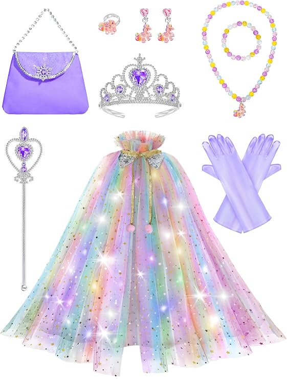 Light Up Princess Dress Up Set Girls LED