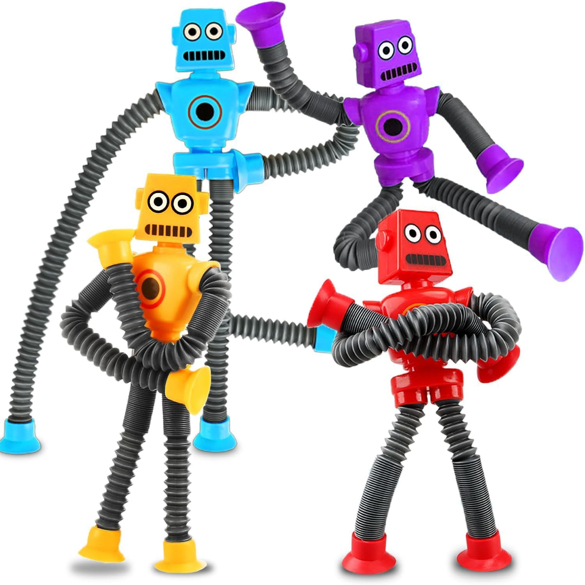Soothing Sensory Fidget Toys 8-Piece Suction Cup