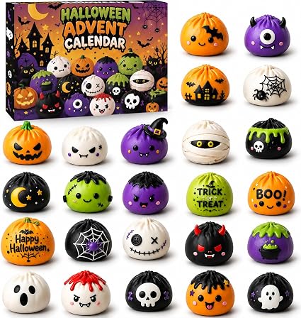 Halloween Squishy Toys Advent Calendar