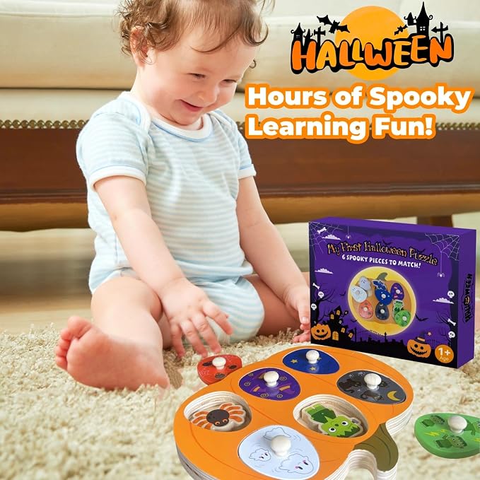 Wooden Peg Puzzle Toddlers Ages 1-3