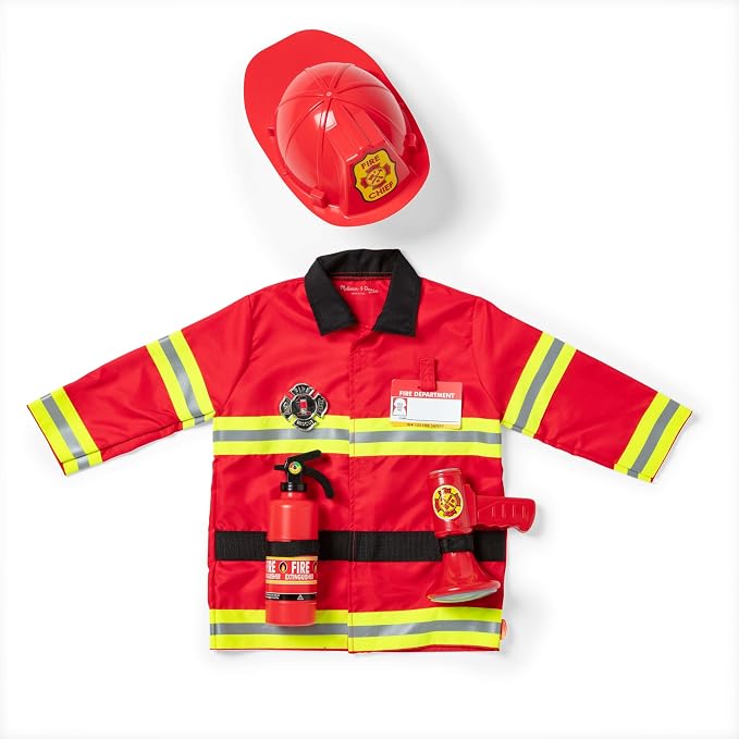 Firefighter Dress Up Set for Kids Role Play