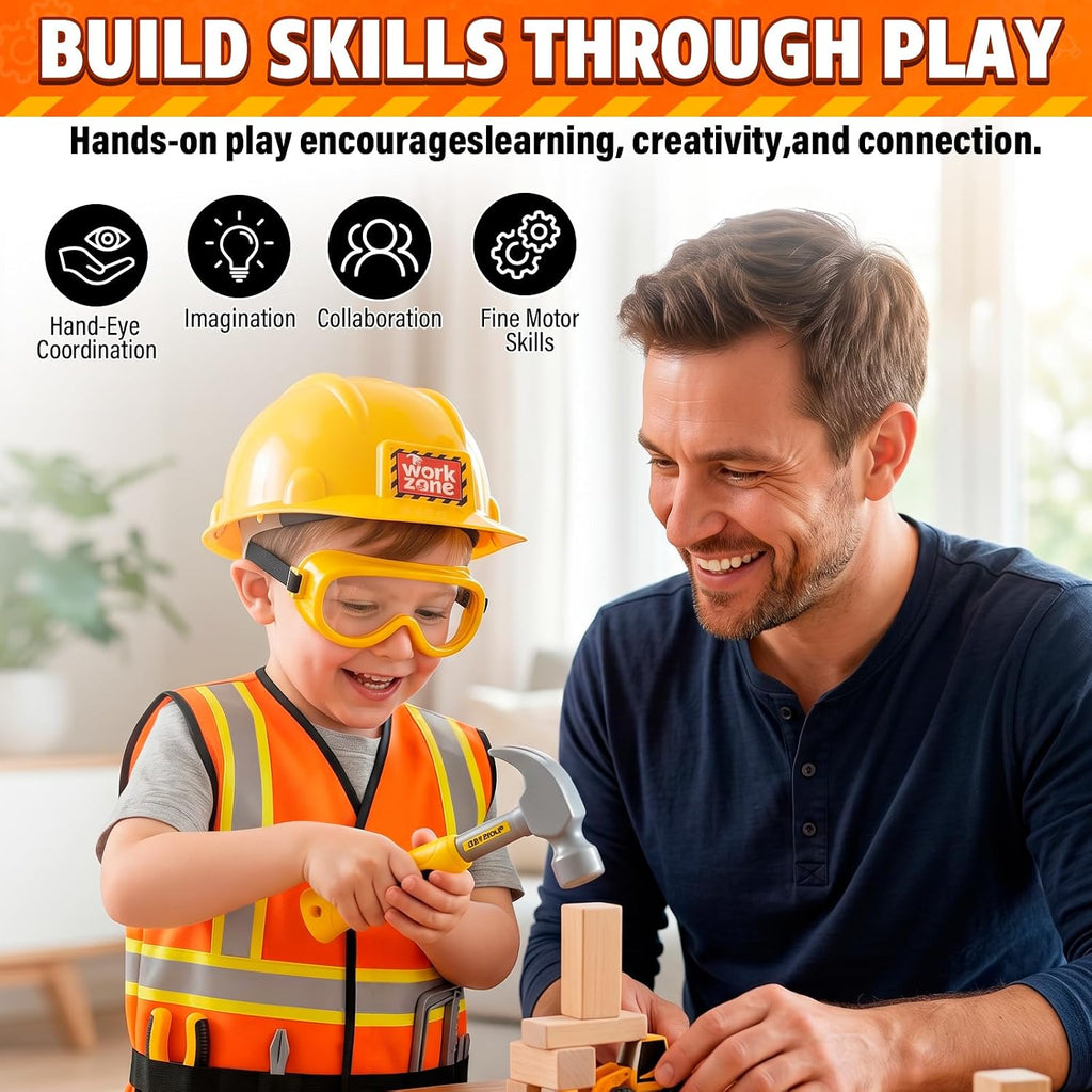 Toddler Tool Set Ages 3-5 Construction