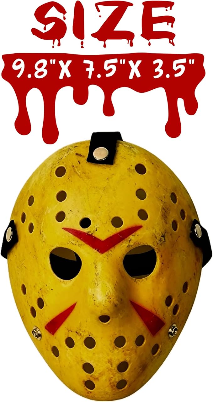 Menacing Hockey Halloween Mask Adults Cosplay