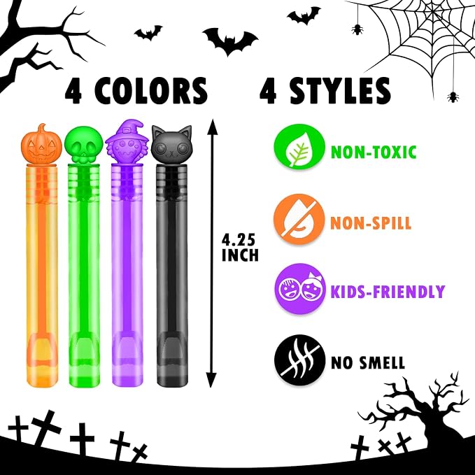 Halloween Mini Bubble Wands 300-Piece