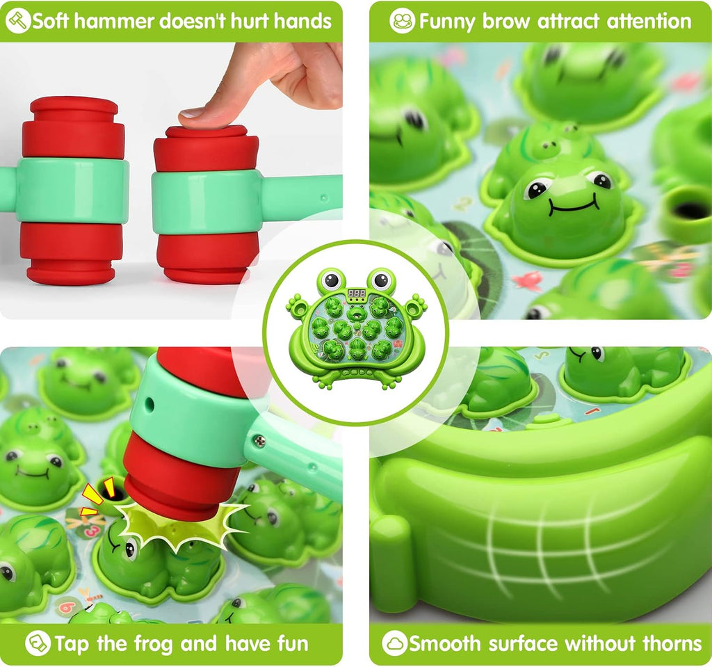 Interactive Toddler Learning Toy Frog Game Sound